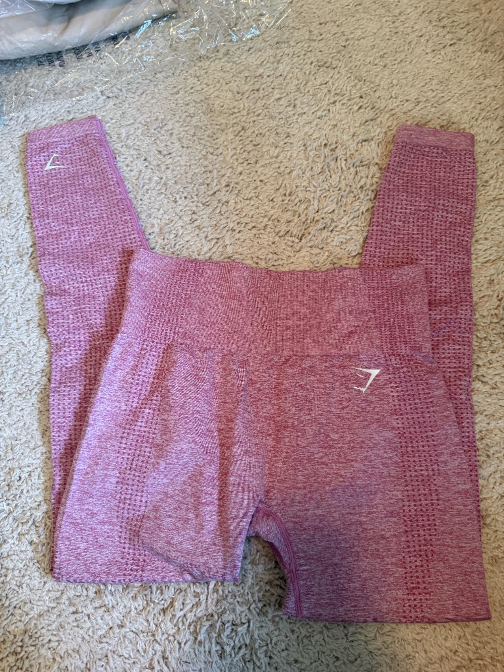 Gymshark Pink Seamless High-Waisted Leggings Size Medium